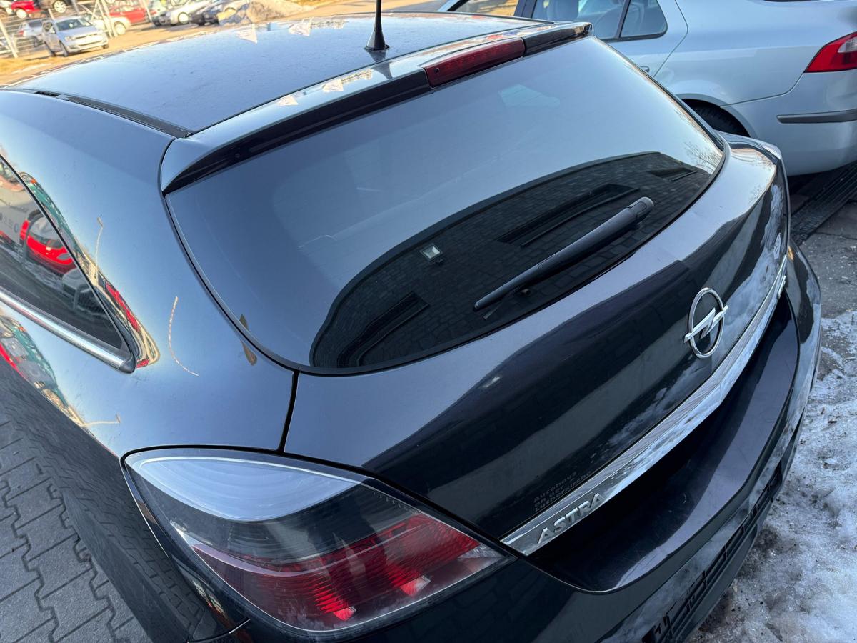 Opel Astra H GTC original Heckklappe mit Scheibe Z20R Saphirschwarz BJ09